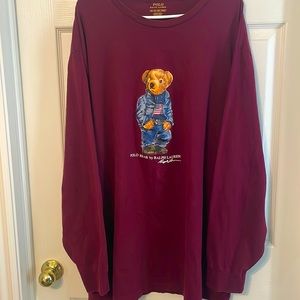 Polo Bear long sleeve tee shirt
